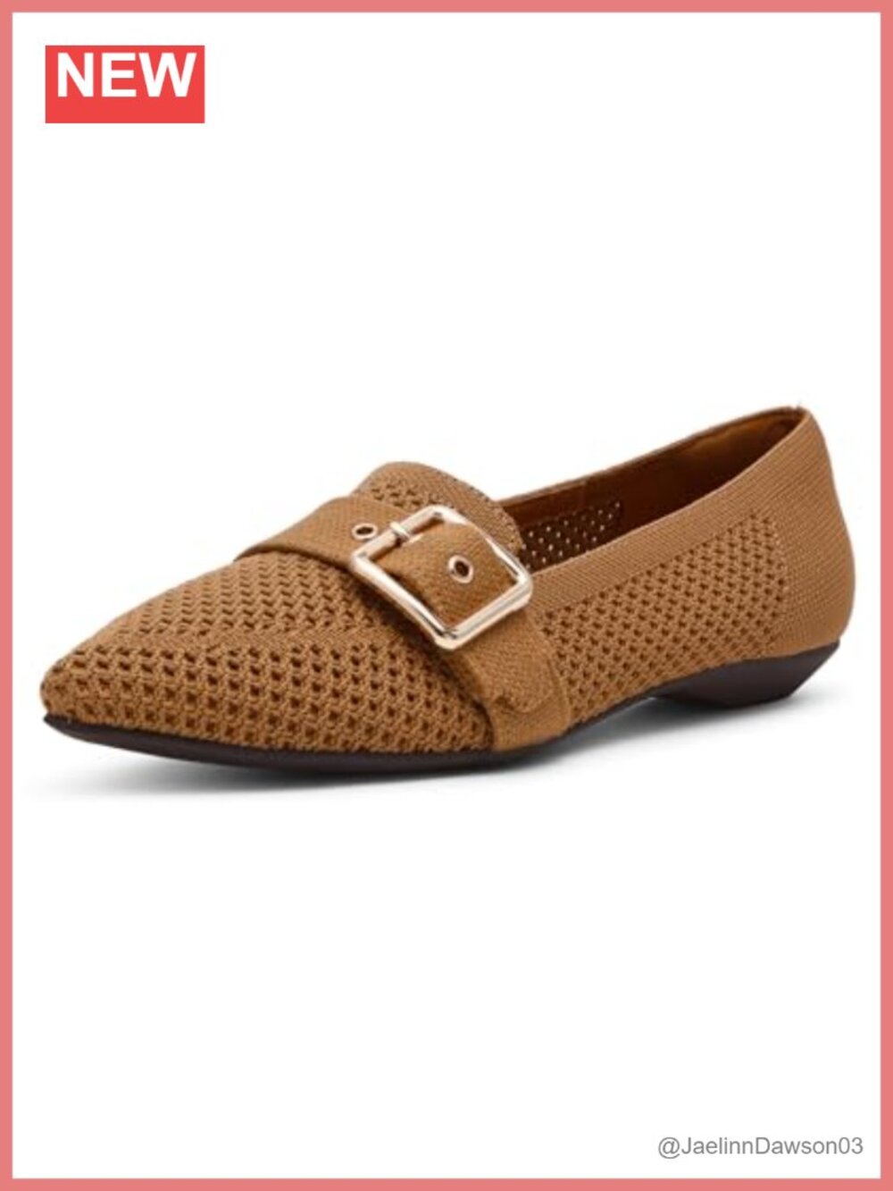 Anne Klein Oakland Slip-On Loafers with Buckle Detail, Polyurethane Upper,